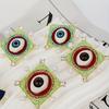 New Medieval Western Devil'S Eye Hot Sale Enamel Blue Eye Temperament Earrings Niche Earrings Women