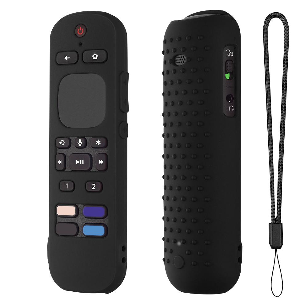 Silikon-Schutzhülle für Roku Voice Remote Pro /RC-MC1, stoßfeste Abdeckung für Roku TV Steaming Stick 4K+, Fernbedienungshaut