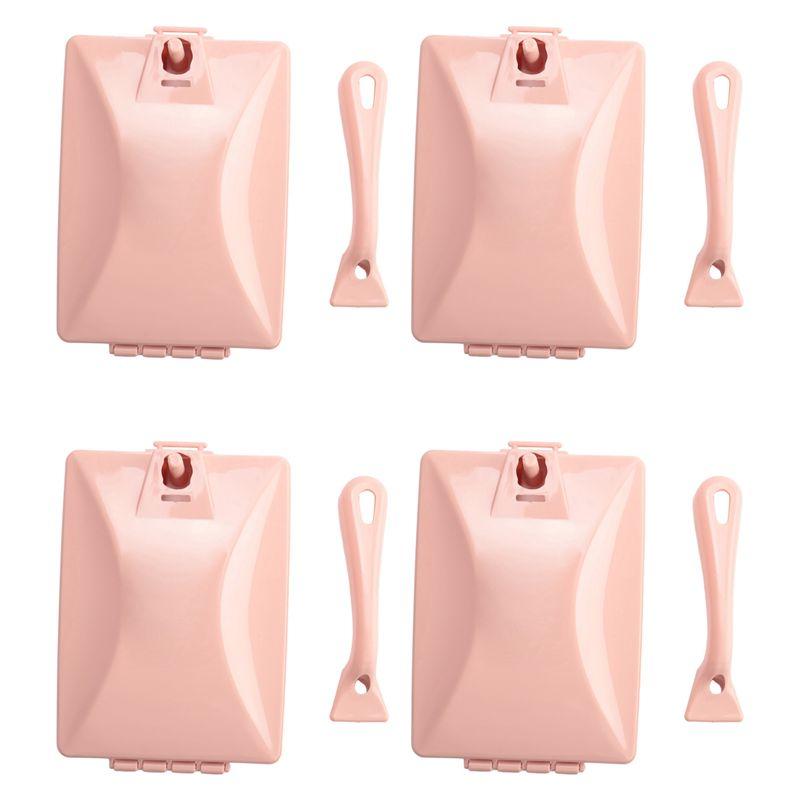 ABBY-4X Carpet Cleaner Brush Sweeper Dirt Handheld Sofa Bed Pet Hair Debris Dirt Fur Roller Brush Household Cleaning Tool