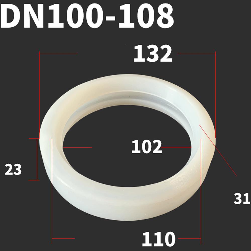 DN0.75-200 VMQ Slicone Rubber Sealing Seal Gasket Strip For Hough Section Coupling Clamp O-shaped groove