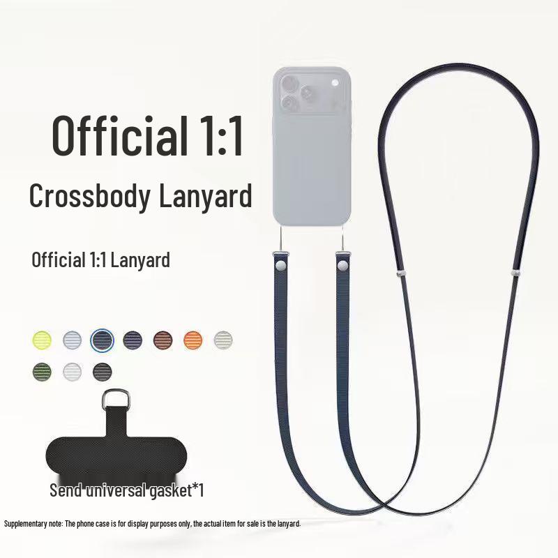 Magnetic Crossbody Lanyard for iPhone 17 - Official Apple Style Shoulder Strap