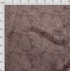 oneOone Cotton Cambric Dark Rose Brown Fabric Leaves Dress Material Fabric Print Fabric By The Yard 42 Inch