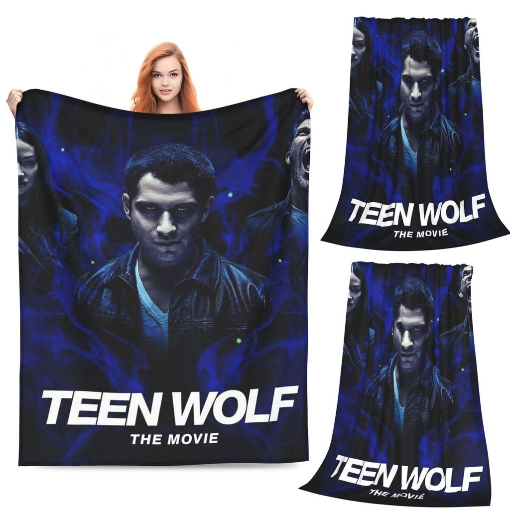 Film Teen Wolf Decken Weiche Warme Flanell Überwurfdecke Abdeckung für Bett Wohnzimmer Picknick Reise Zuhause Sofa
