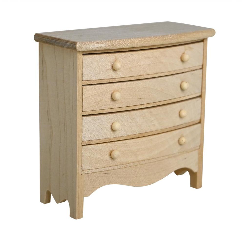 starPG Dollhouse Scenery Series Scale Miniature Wooden Furniture 1/12 (Wooden Chest)