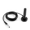 5000 Miles Amplified 25dB LNA Gain HD Digital TV Antenna Indoor/Outdoor Aerial Set for DVB-T2 VHF/UHF Receiver with 1.5 VSWR