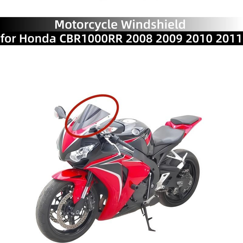 Motorcycle Windshield WindScreen Double Bubble Wind Deflector Air Deflector for Honda CBR 1000 RR CBR1000RR 2008 2009 2010 2011