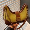French Retro Baguette Messenger Bag Women's 2025 Autumn New Trendy Commuter Shoulder Chain Underarm Bag Small Square Bag