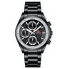 Elegant Ladies Watches Chronograph Dials Fashion Business Quartz Watch for Women Stainless Steel Band