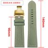 Extended matte crazy horse Frosted leather watchband 22m 24mm For Pam111 441 Hamilton Tissot Omega Casio men Vintage watch strap