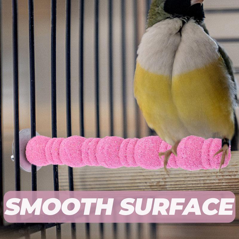 Parrot Perch Natural Wood Stand Stick Sturdy Claw Grinding Stick for Bird Cage Rest Play Increase Activity Bird Cage Perch Wood