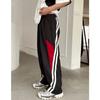 Ropa Y2K para hombre y mujer, ropa de calle, pantalones de chándal anchos y holgados, chándales coreanos de verano, ropa técnica para hombre