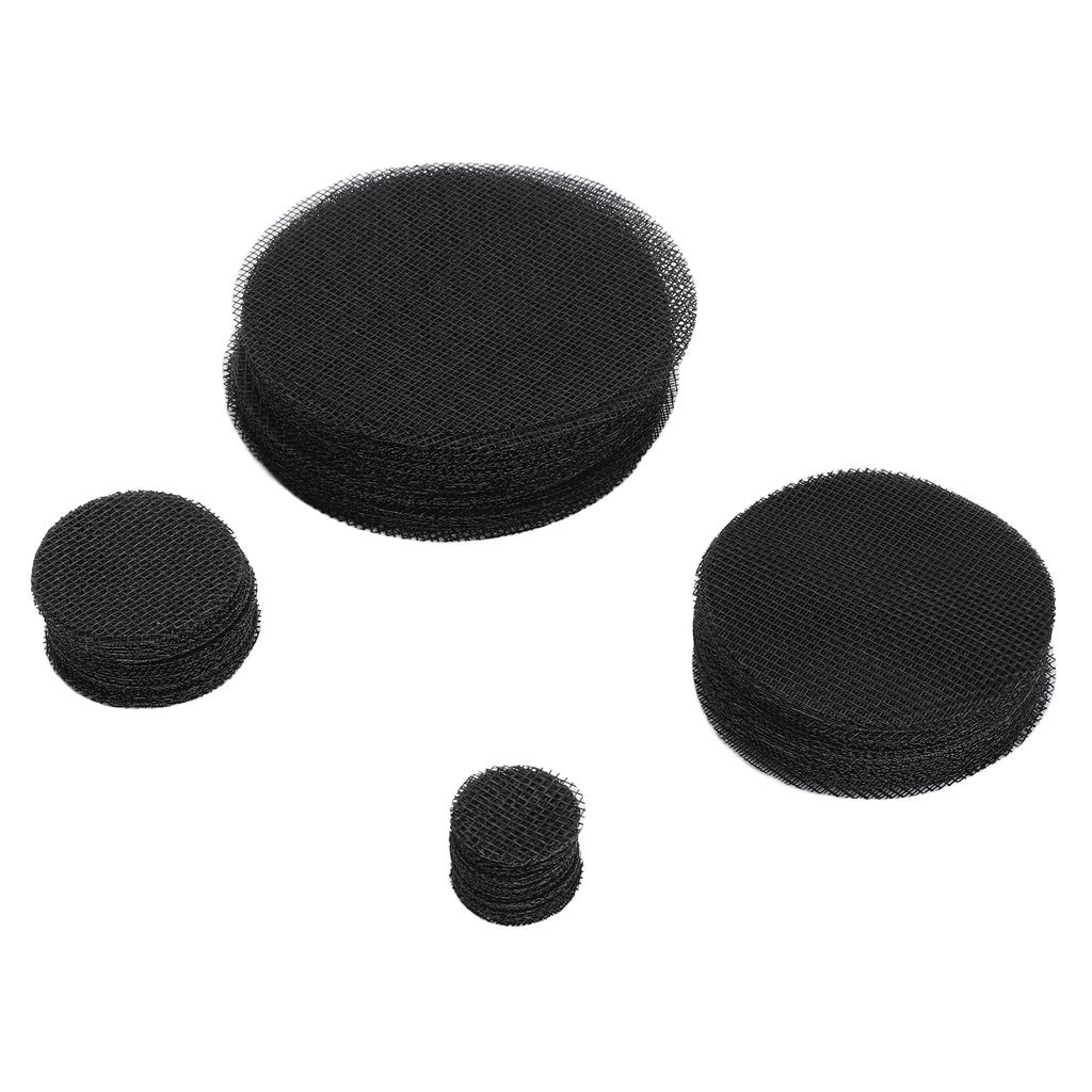 400pcs Flower Pot Grid Pad PP Breathable Drainage Round Bottom Grid Mat Prevent Soil Loss for