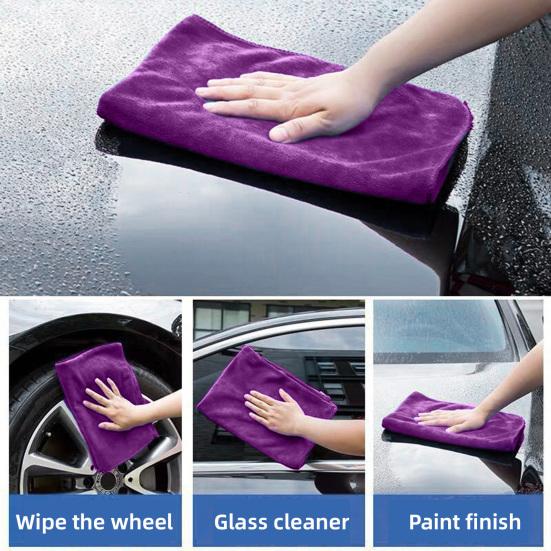 Microfiber Cleaning Towels Water Absorbent Reusable All-Purpose Cleaning Cloth Ultra-Soft Cleaning Wipes