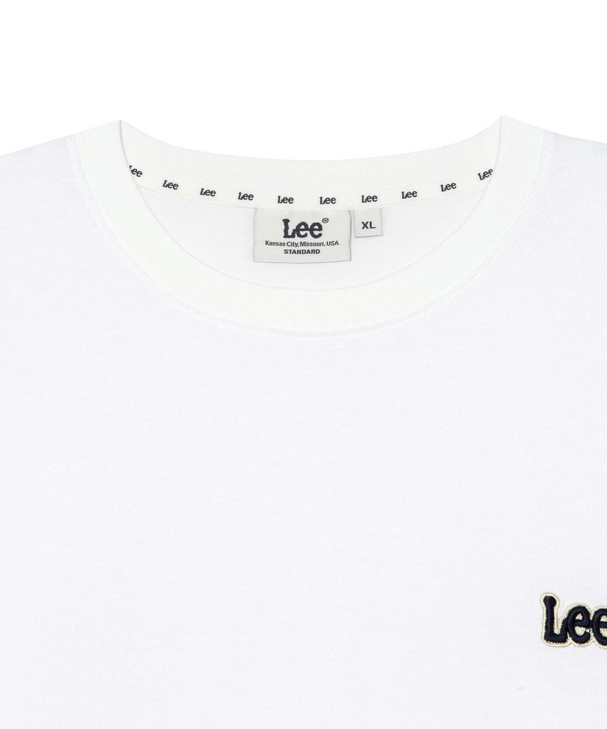 LEE Small Twitch Logo T-Shirt White
