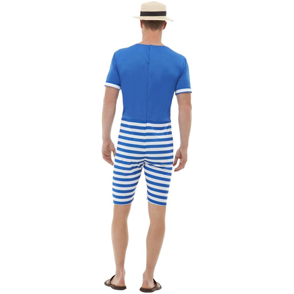 Smiffys Mens 20s Bathing Suit Costume Set