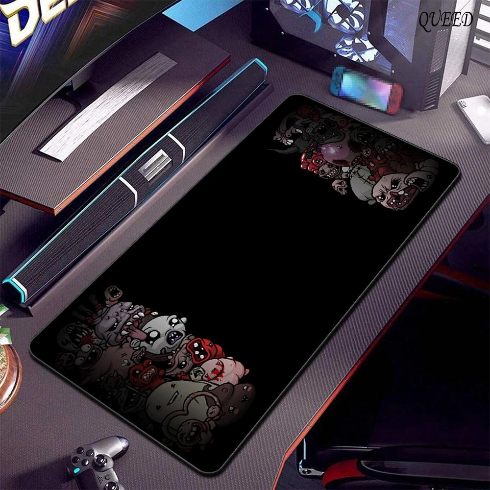 HD Print Rubber Non-slip Playmat Laptop Office Desk Mat Xxl Gaming Keyboard Mouse Pad The Binding Of Isaac Mausepads Accessories