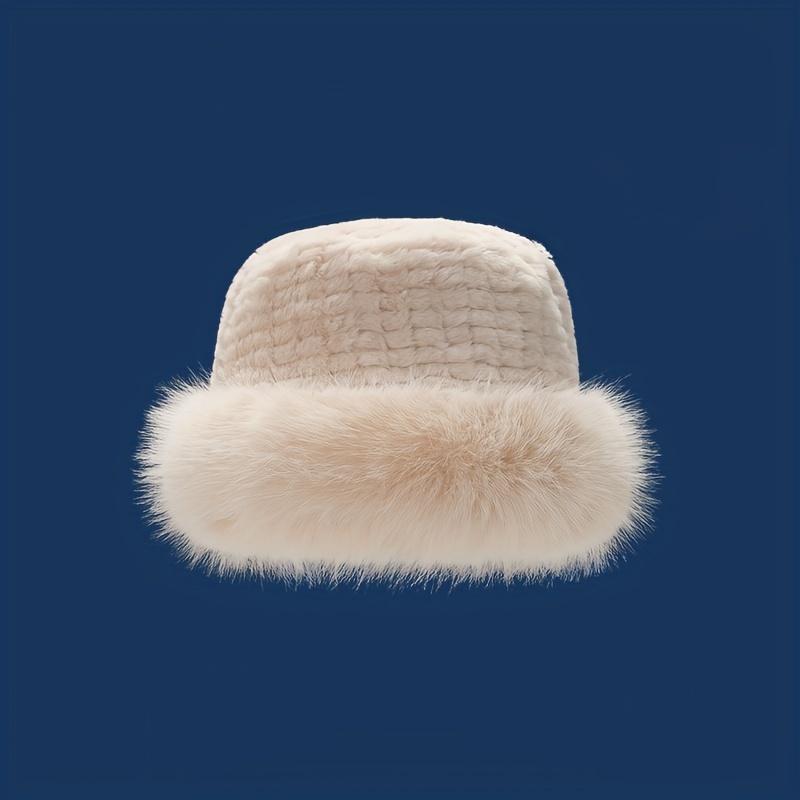 Comodo e Caldo Cappello Invernale Spesso in Peluche da Donna, Cappello Caldo Invernale, Alla Moda Invernale