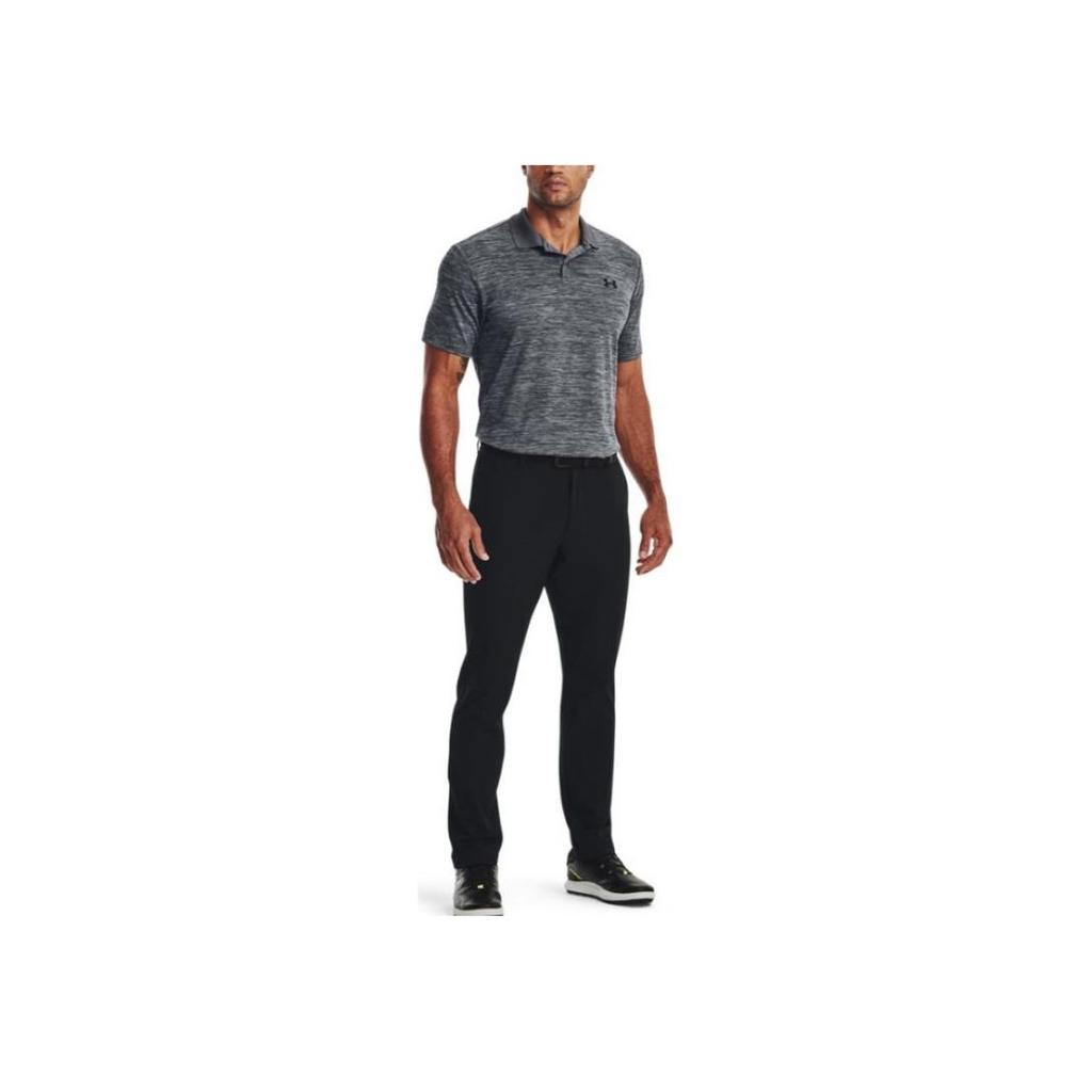 Under Armour Solid Color Golf Polo Shirt Men Tops Gray 1377374-012