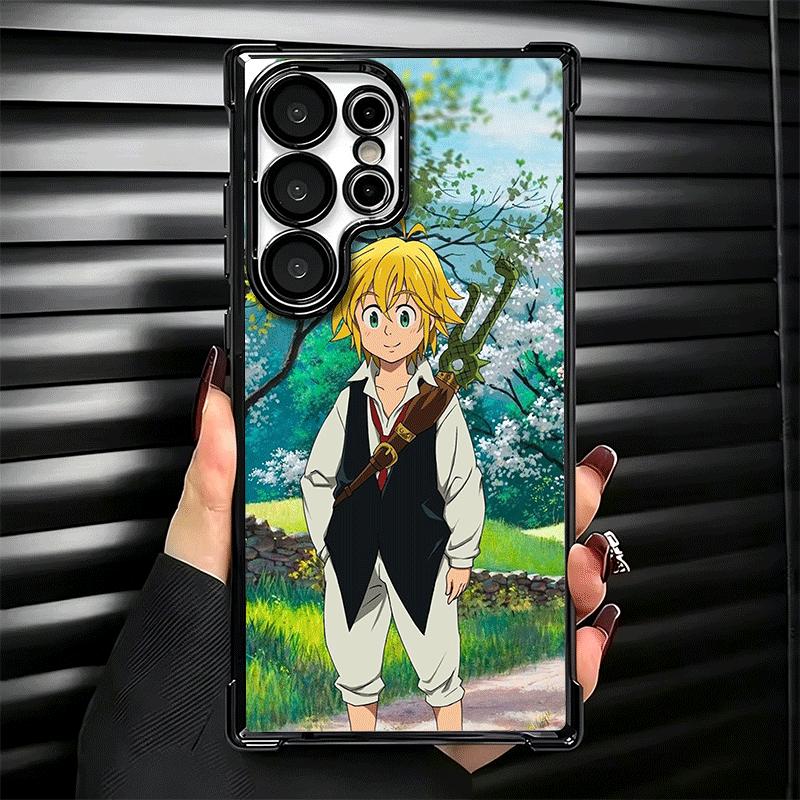 Seven D-Deadlys Sins Meliodas Soft Phone Case For Samsung Galaxy S26 Ultra S25 Edge S24 FE S23 Plus S22 S21 + S20 Plating Anti-F