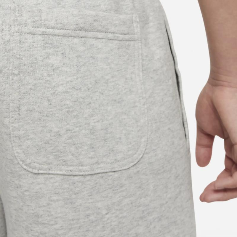 Nike Kids SS23 Solid Pattern Printed Straight Fit Shorts Kids shorts Gray DM8095-050