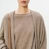 LESS 2025 Spring V-Neck Mid-Length Cardigan