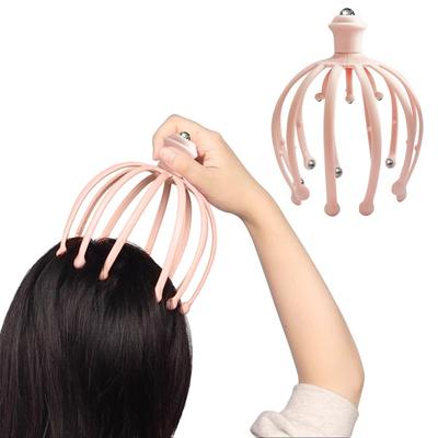 Octopus Head Massager with 12 Massage Claws Portable Ergonomic Design Easy Operation Deep Scalp Massage Device