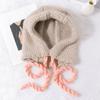 Autumn and winter warm balaclava hat autumn and winter knitted hat fashion warm neck cover head bag neck hat women