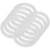 20Pcs Jar Silicone Sealing Rings Food Grade Flexible Airtight Seal Replacement Gaskets for Mason Jars Household Storage Fresh