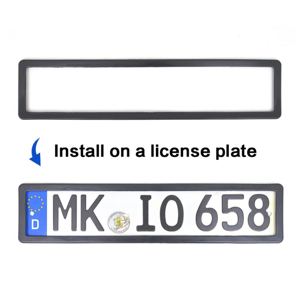 Best-selling European regulation license plate frame Plastic license plate frame Car license plate frame European regulation License Plate Covers