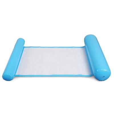 Water Hammock Swimming Mattress Inflatable Pool Deckchair with Net 120x70