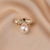 Japan and Korea Anti-light Bee Brooch Simple Suit Corsage Accessories Women's Versatile Chest Pin Button
