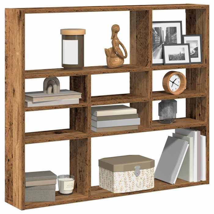 VidaXL Wall Shelf Old Wood 90x16x78 Cm Engineered Wood, Floating Wall Shelf, Laundry Shelf, Shelf At 856069