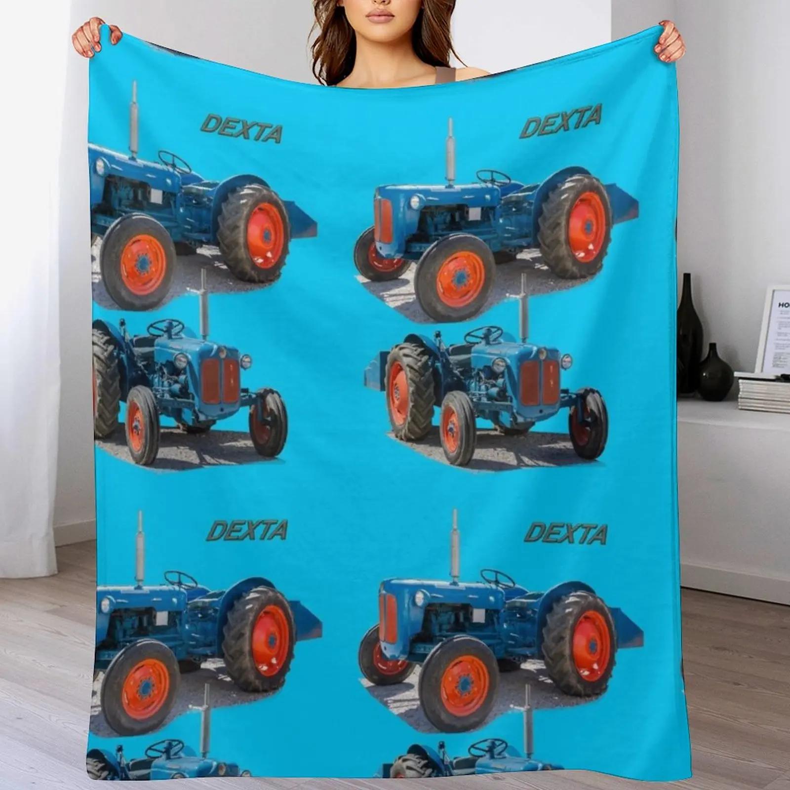

Fordson Dexta Throw Blanket Warm Comfortable Blanket Gift for Parents Friends 102x76cm(40x30in)