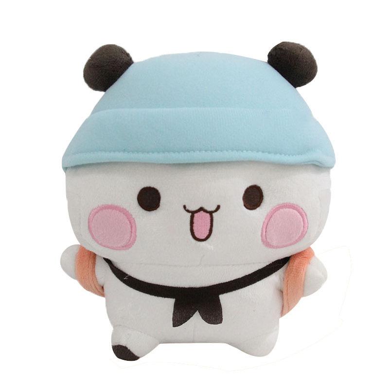 Non-Toxic Anime Cartoon Panda Expression Bag Doll 3D Animation Peripheral Pillow Kawaii Plush Toy Birthday Gift For Children 20Cm