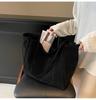 2025 Women's Large Capacity Suede Tote: Versatile Autumn/Winter Crossbody & Commuter Shoulder Bag