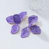 Sophisticated Earrings Ear Jewelry Flower Studs Earrings Unique Ear Pendant Alloy Texture Ear Pin for Fashion Lover