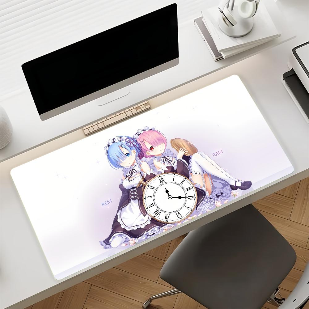 Anime R-Re Zero Rem Kaymaz Kauçuk Oyun Mouse Pad Denge Bilgisayar Matı Dekorasyon Masa Matı Dizüstü Bilgisayar Ofis Büyük