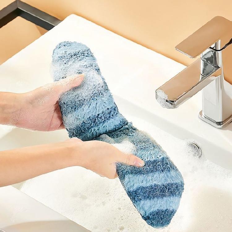 Klebende Toilettensitzauflage mit weichem Stoff und robuster Konstruktion für lange Haltbarkeit Toilettensitzbezug