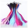 Hair Gradient Color Synthetic Hair Braided Ponytail Fake Hair Extension Dirty Braided Ponytail