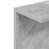 Wall Shelf Concrete Grey 30 X 15 X 100 Cm Engineered Wood