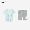 Nike Bedrukt T-shirt en Short Set voor Kinderen
