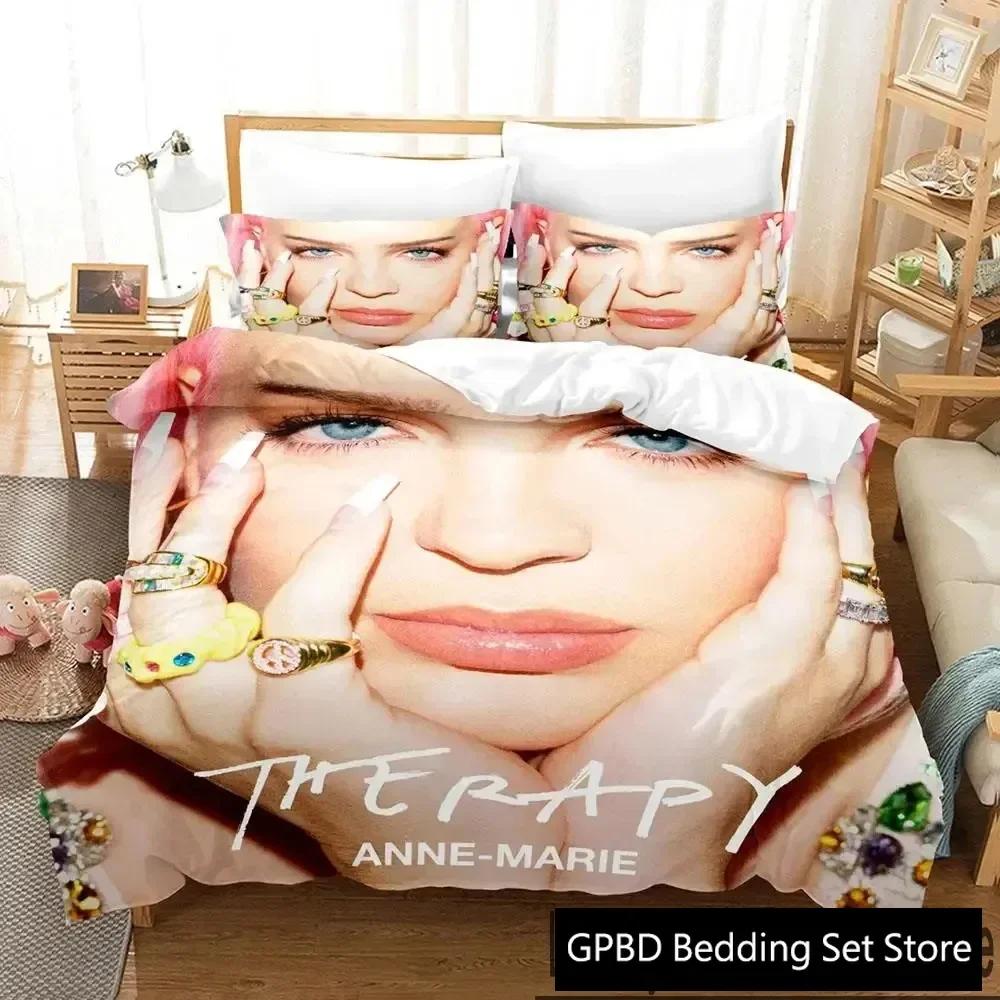 3D Druck Anne-Marie Bettwäsche Set Doppel Einzel King Bettbezug Bettdecke Kissenbezug Jungen Mädchen Erwachsene Schlafzimmer