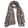 Thin scarf retro trend new Bali yarn scarf long silk scarf women's high sense personalized leopard print shawl