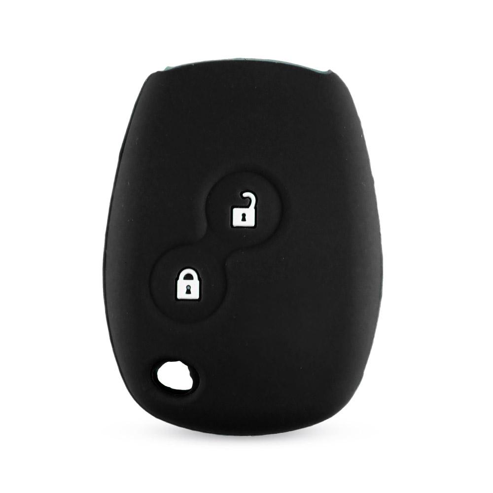 Silicone Car Key Case Cover 2 Buttons For Renault Kangoo Dacia Scenic Megane Sandero Captur Twingo Modus
