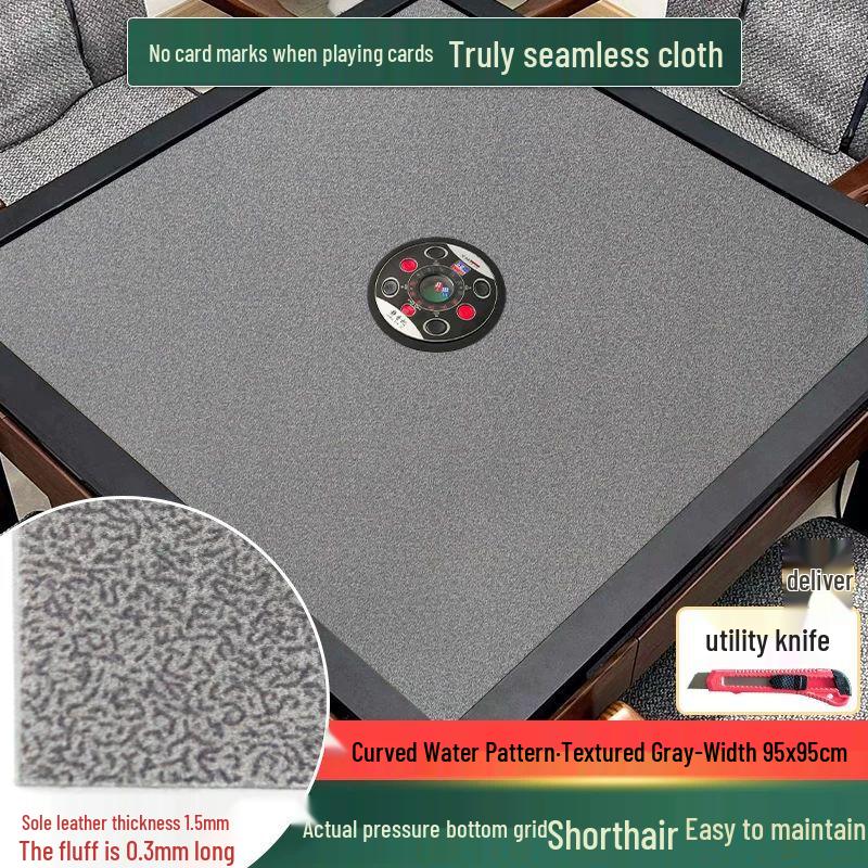 Premium Velour Sound-Dampening Mahjong Tablecloth
