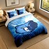 3Pcs Bedding SetMemphis Grizzlies Soft Bed Sheet and Two Pillowcases Home Bedroom Decor