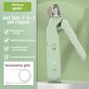 2 In 1 LED Pet Nail Clippers and Grinder, Rechargeable Dog Cat Nail Trimmer with File, Safe Grooming Tool for Small Medium Pets