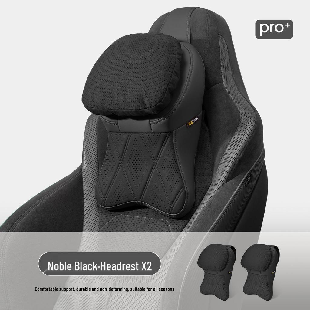 New Year Car Headrest: Aviation-Grade Neck Support Pillow & Memory Foam Backrest for Mercedes-Benz & BMW