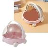 Durable Cradle Shape Box Featuring Flipping Cover for Organizing Toy Stationery and Trinkets on Desktop Front