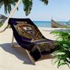 Royal Emblem Nautical Pride beach towel Beach towel for vacation photos Outdoor camping Outdoor pool towel seaside swim Fashion